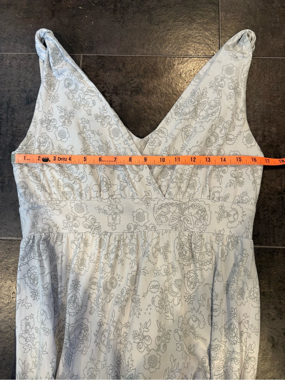 Boho Floral Maxi Deess Garnet Hill Ombre Flowy Summer Coastal Cotton Beach - Picture 8 of 8